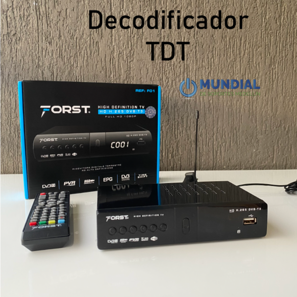 decodificador tdt forst HDMI