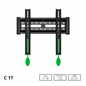 soporte TV, fijo inclinacion, hierro, C1T