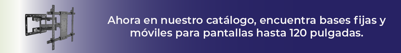 soporte para TV 75 a 120 pulgadas