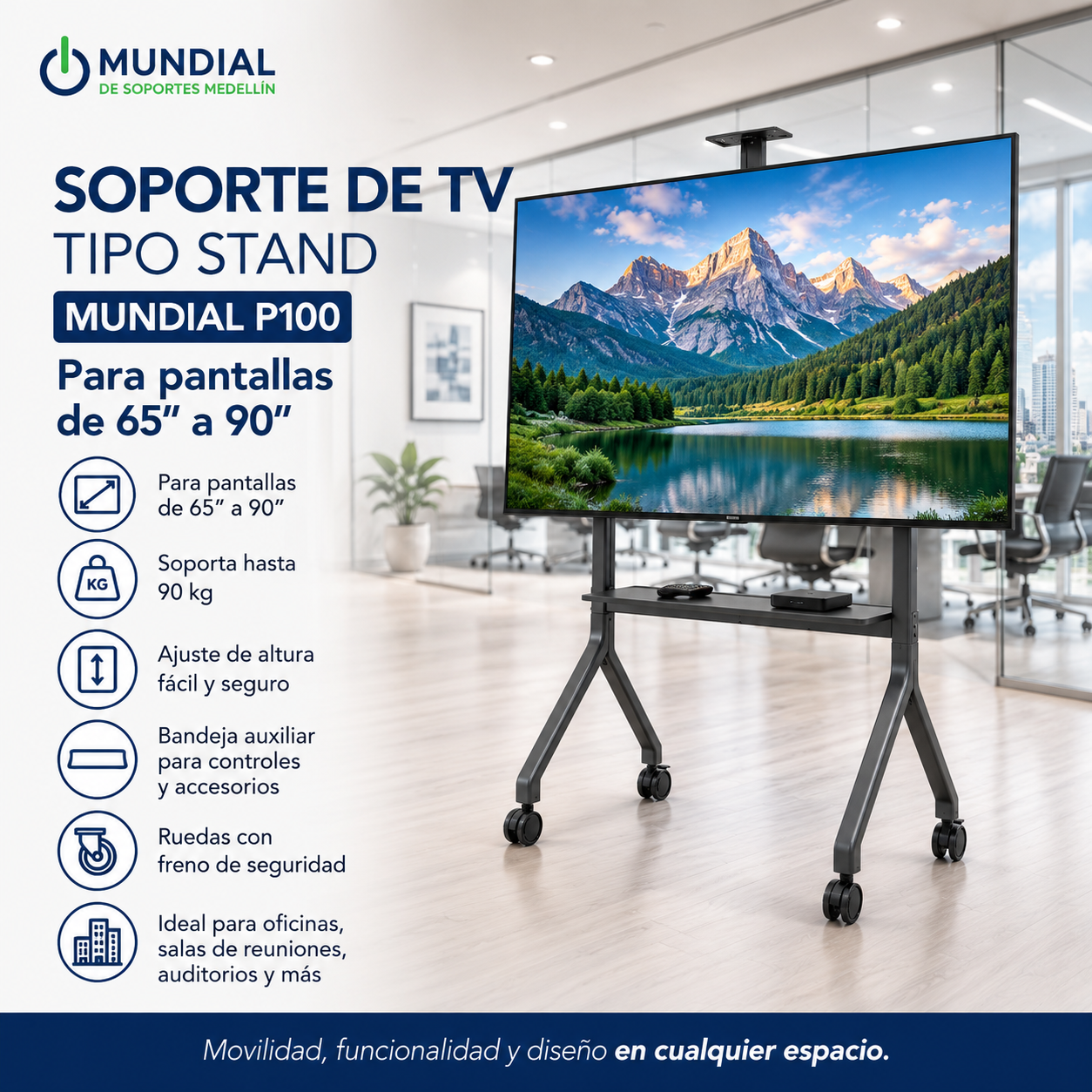 soporte TV gran formato NB P100